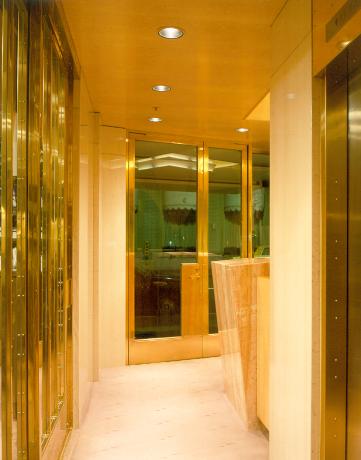 Image within entry lobby space