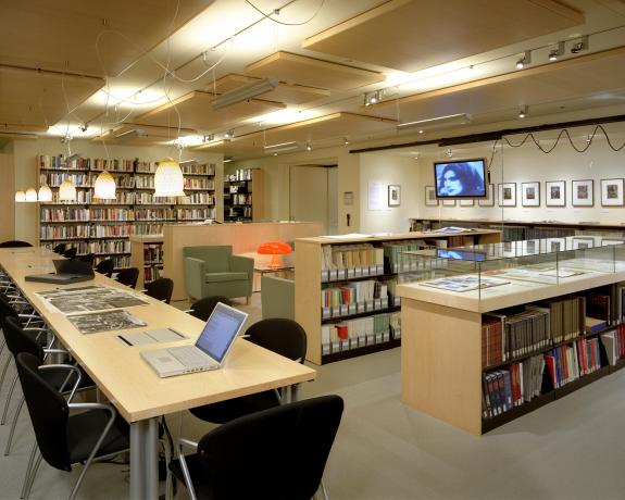 Interior image of library space